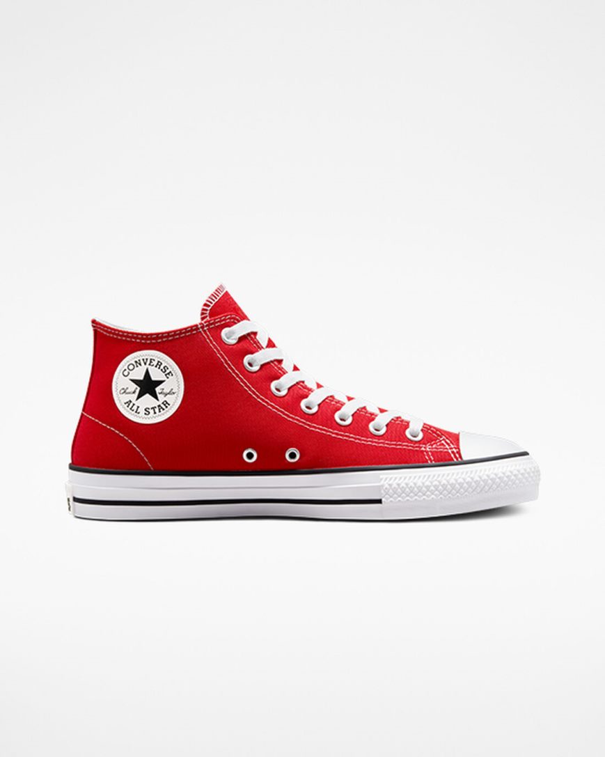 Tenis Skate Converse CONS Chuck Taylor All Star Pro Feminino Vermelhas Branco Pretas | PT N0873P9